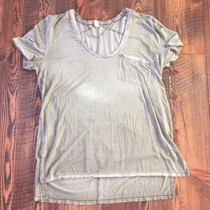Free People Green T-Shirt